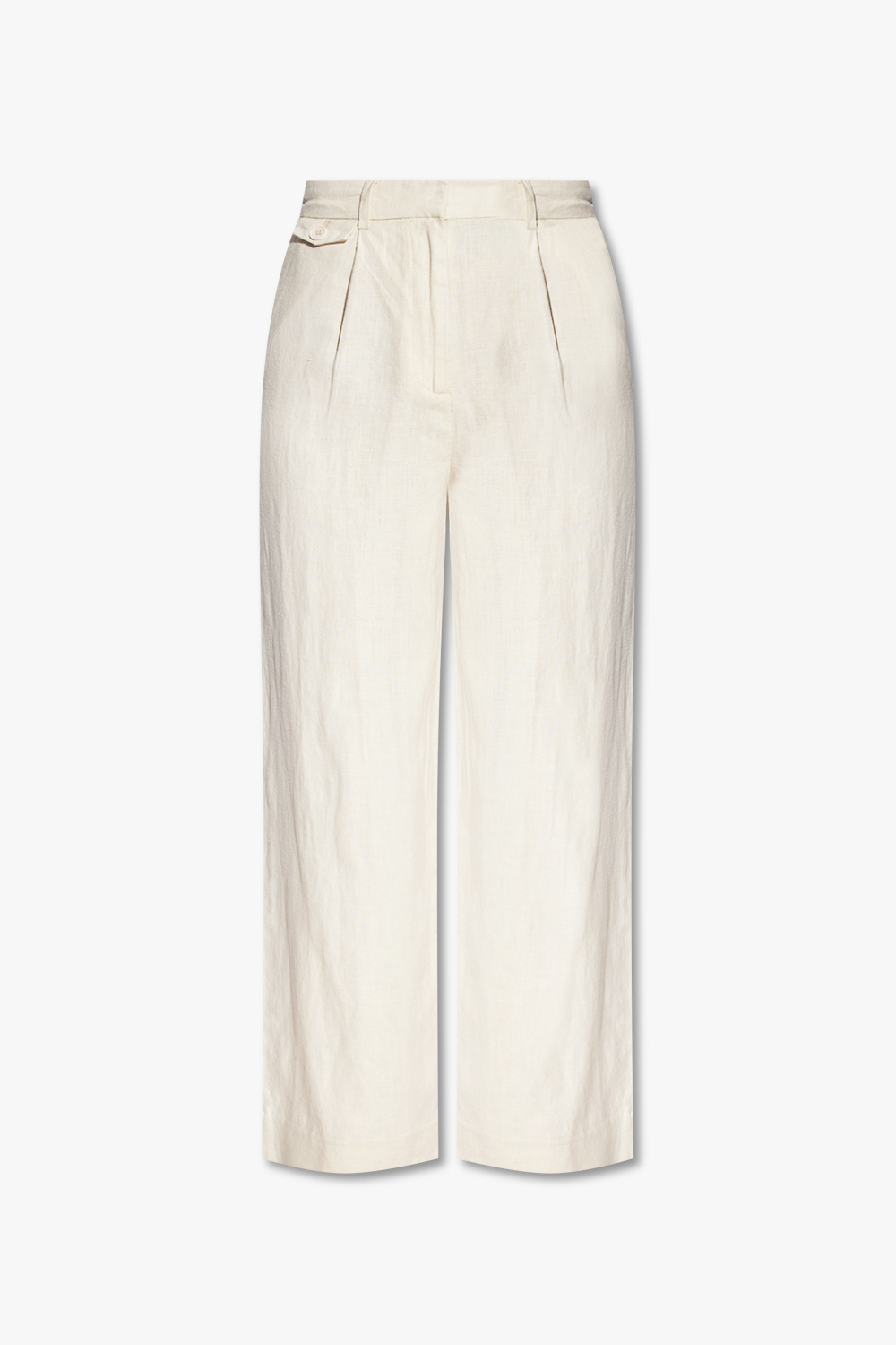 Cream 'Saoirse' linen trousers Samsøe Samsøe - Vitkac Canada